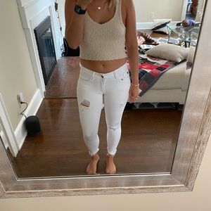 White Ripped Jeans